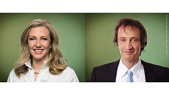 Dr. Mara Catherine Harvey und Markus Pfenninger, neue Vorstands Mitglieder von Plan International Schweiz