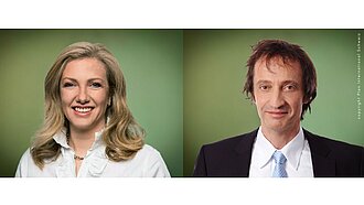 Dr. Mara Catherine Harvey et Markus Pfenninger, neue Vorstands Mitglieder de Plan International Suisse