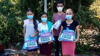 Kits d'hygiène menstruelle dans El Salvador
