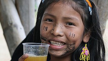 Ihre Patenschaft in Kolumbien fördert unsere Arbeit zu Teilhabe von Kinder indigener Herkunft.
