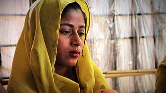 Rohingya Mädchen Flüchtlingscamps Trauma