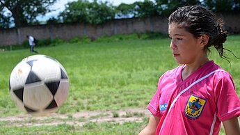 Mädchen Fussball