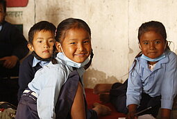 Mädchen in Nepal