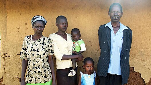 Famille au Kenya