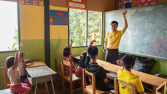 École dans la province de Chiang Mai 