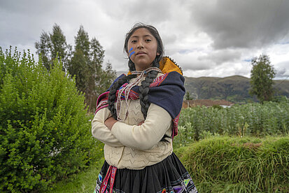 Milania, 16, aus Peru setzt sich für Gleichberechtigung ein